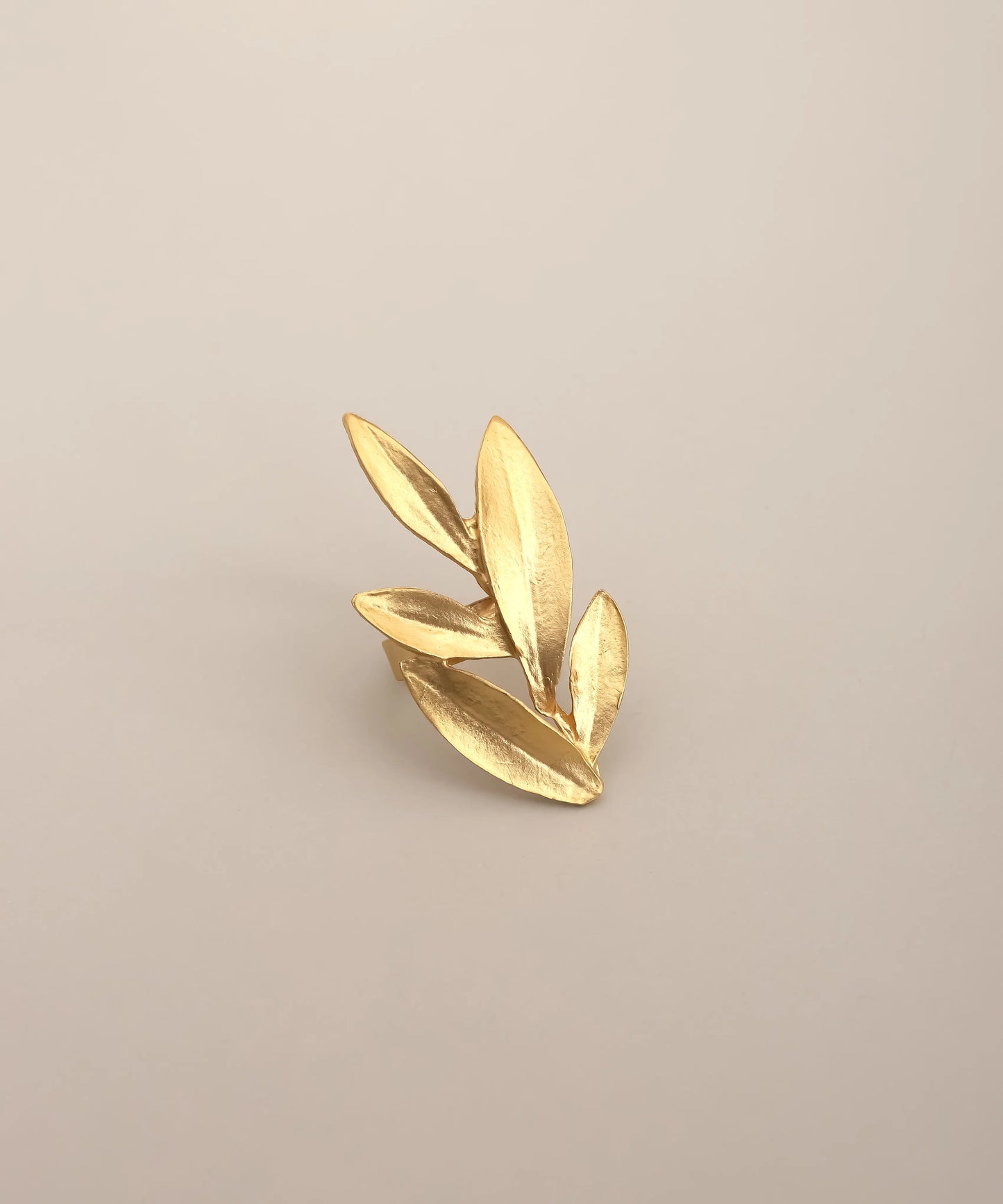 Gold Olive Leaf Ring