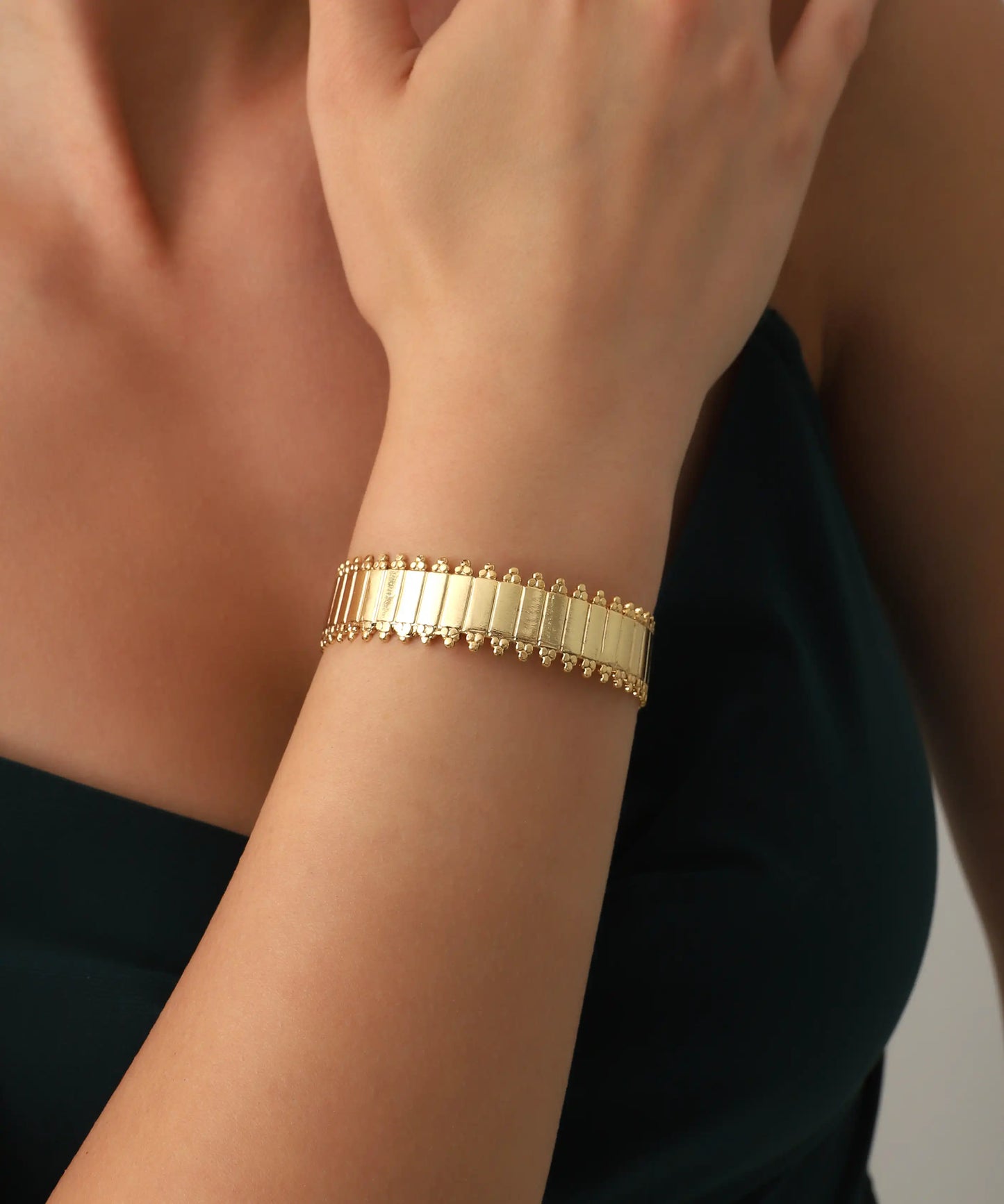 Gold Plated Women Bracelet
