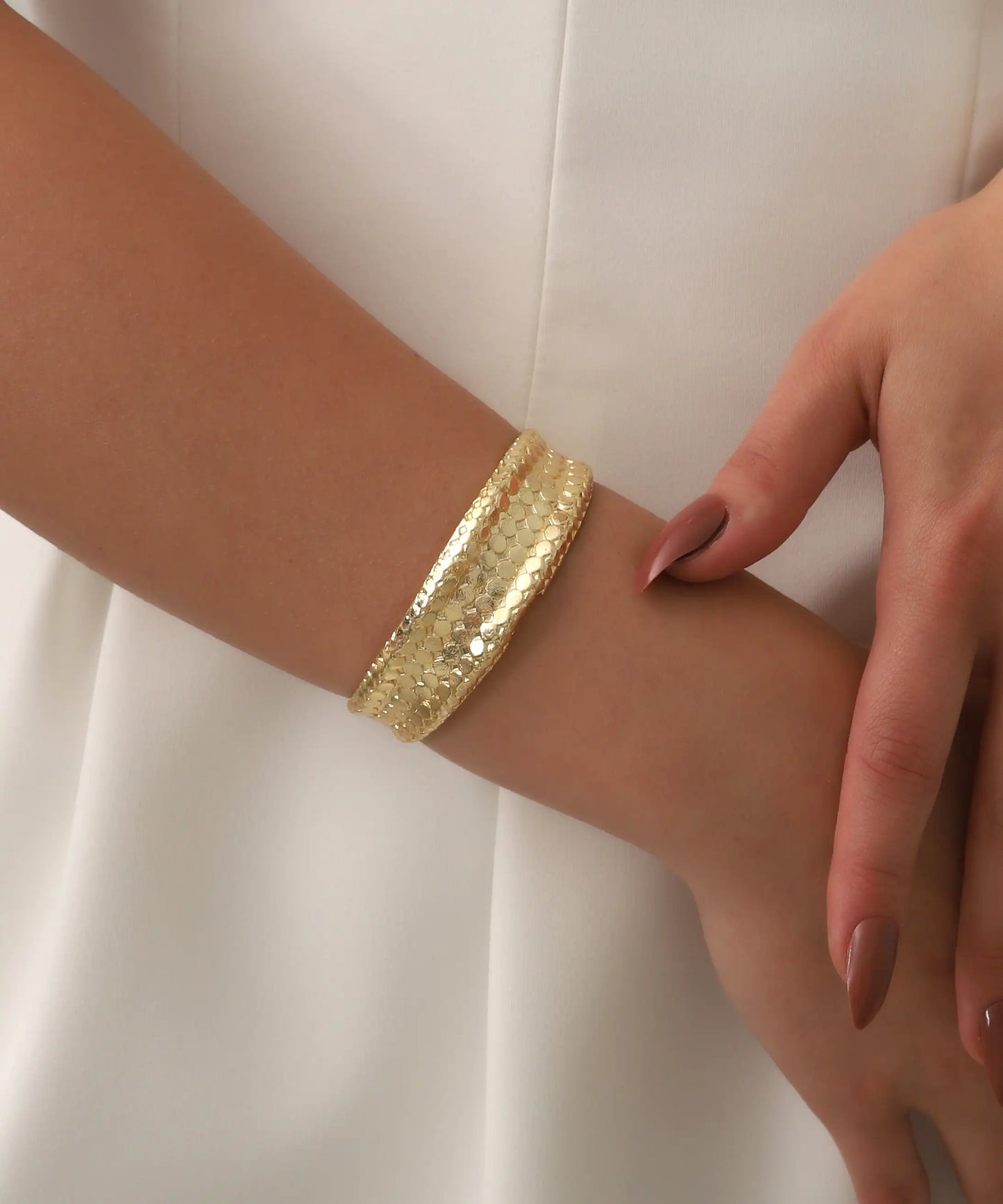 Gold Plated Cuff Bracelet
