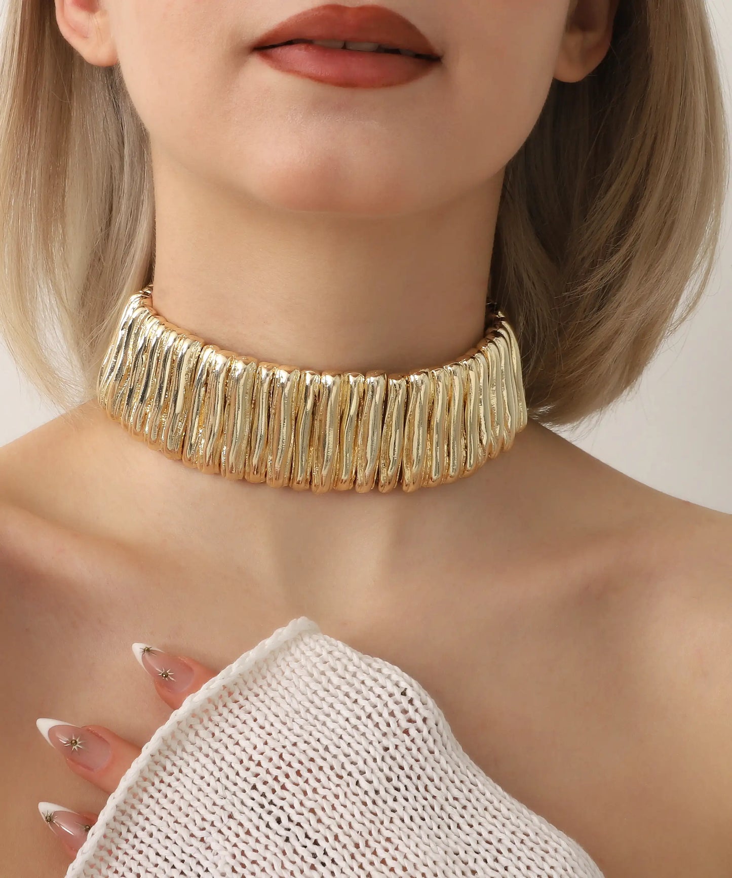 Gold Plated Chokker Necklace