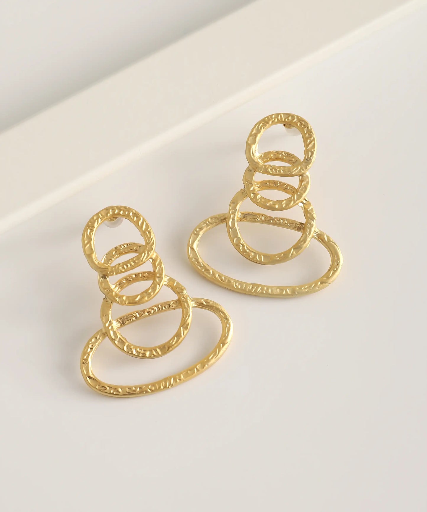 Gold Plated Geometric Earrings