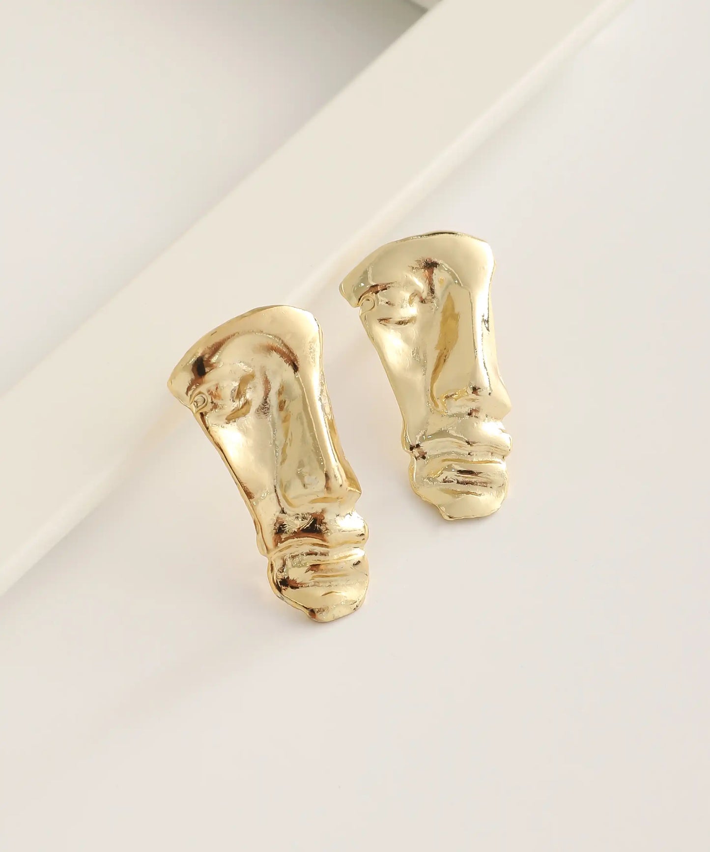 Gold Plated Silhouette Earrings
