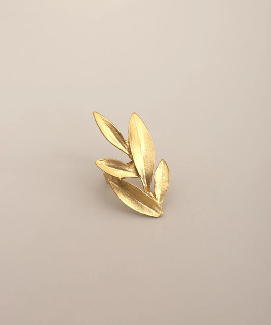 Gold Olive Leaf Ring