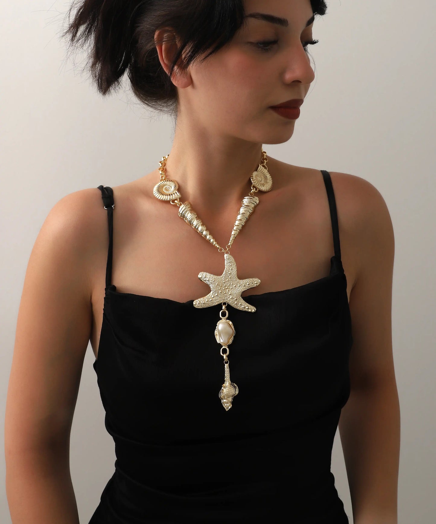 Gold Plated Starfish Necklace