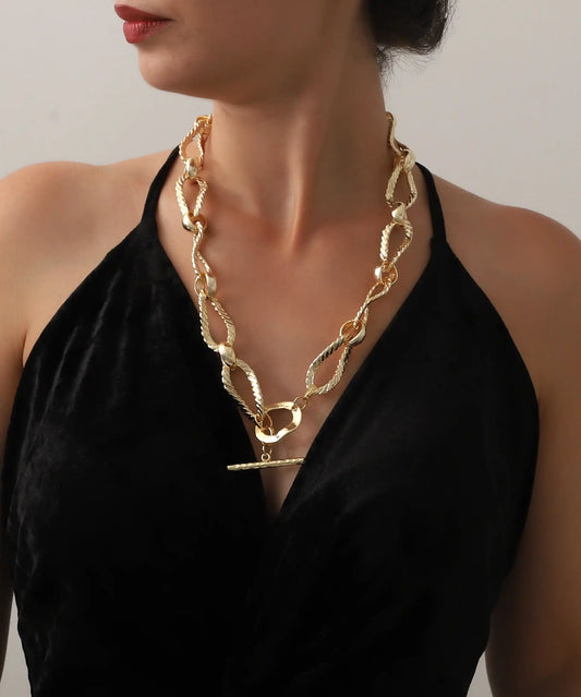 Gold Plated Chain Necklace