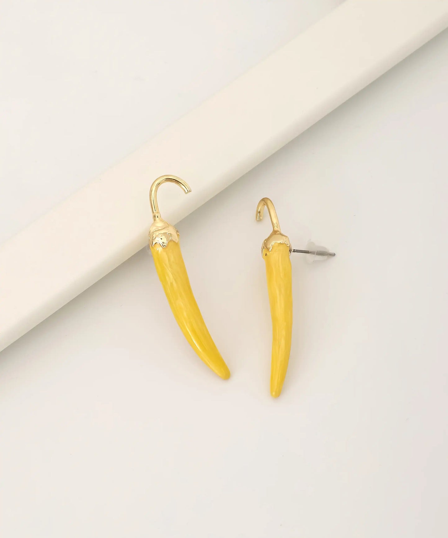 Gold Plated Pepper Earrings