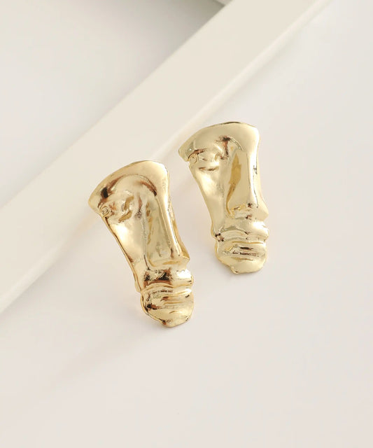 Gold Plated Silhouette Earrings