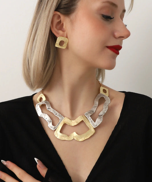 Gold And Silver Plated Boho Jewelry Set