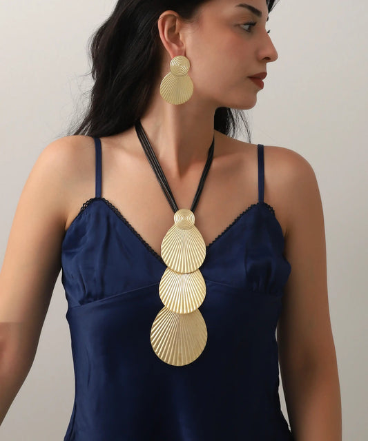 Gold Plated Boho Jewelry Set