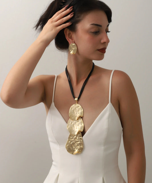 Gold Plated Boho Jewelry Set