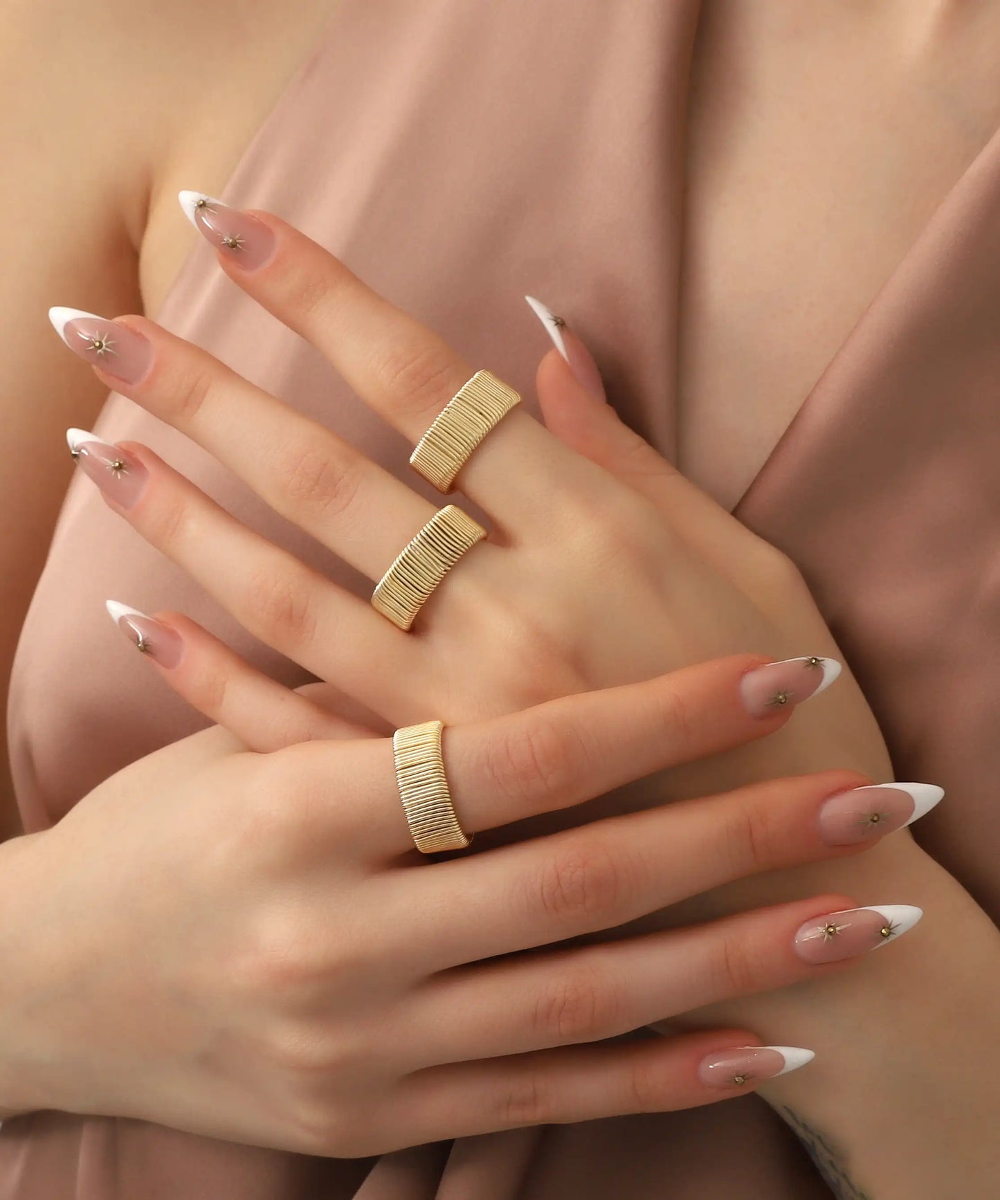 Gold Plated Ring Set