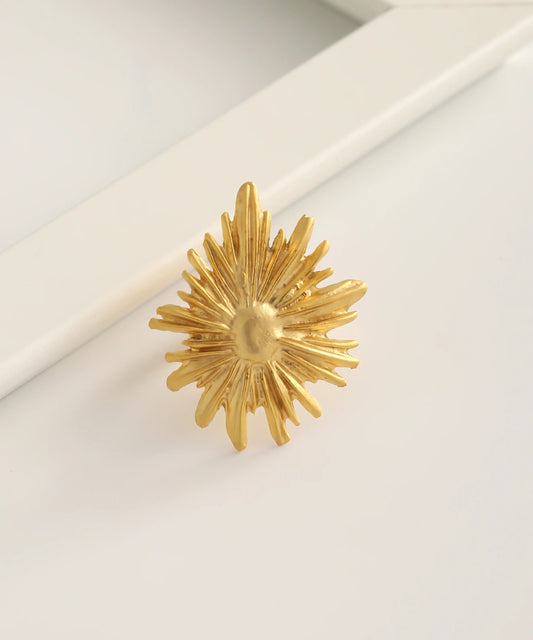 Gold Plated Abstract Ring